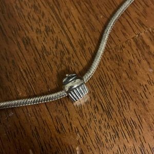 Silver Cupcake 🧁 Pandora Charm
